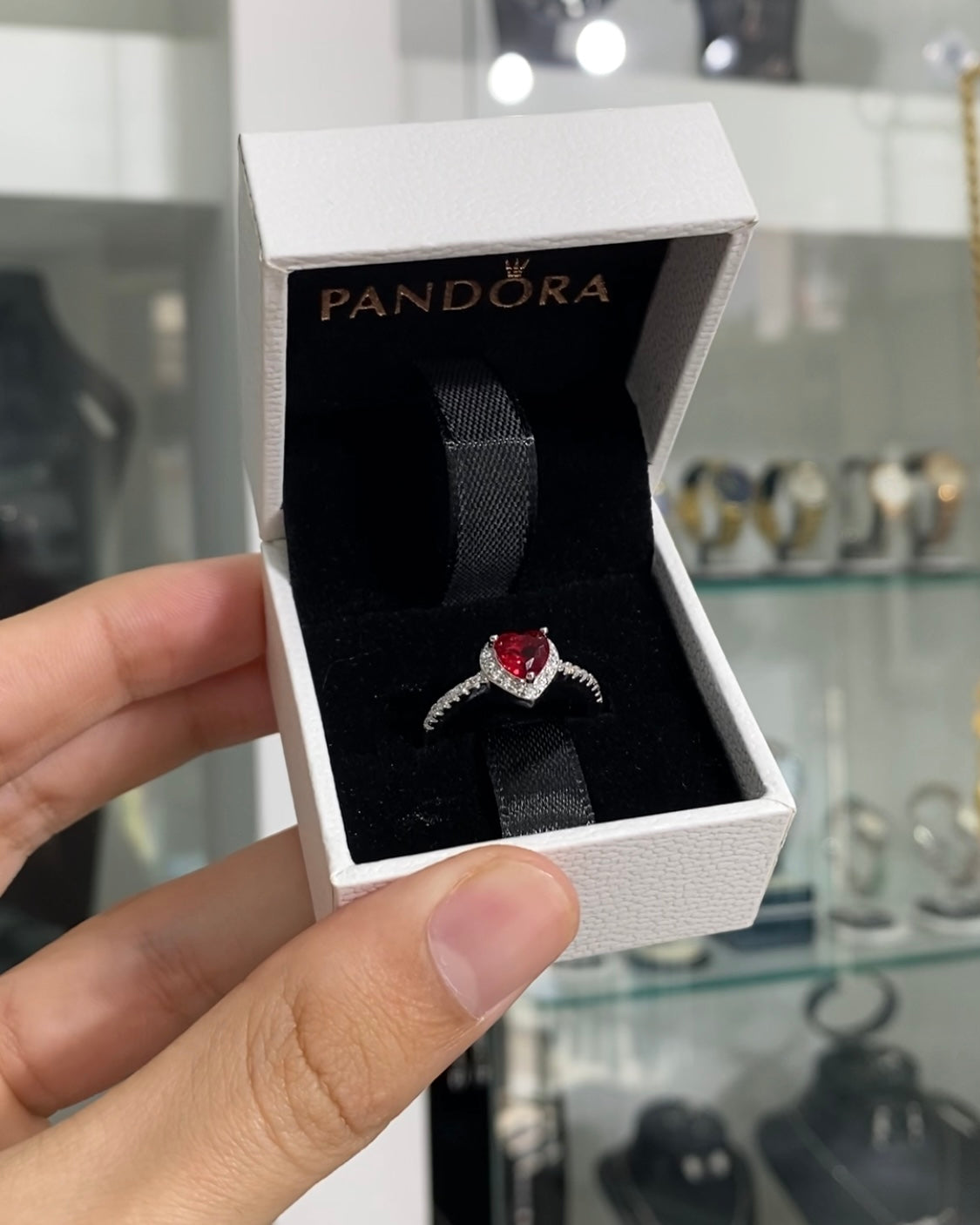 Bague pandora en argent de luxe